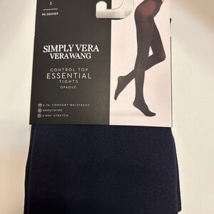 Simply Vera Vera Wang Navy Tights